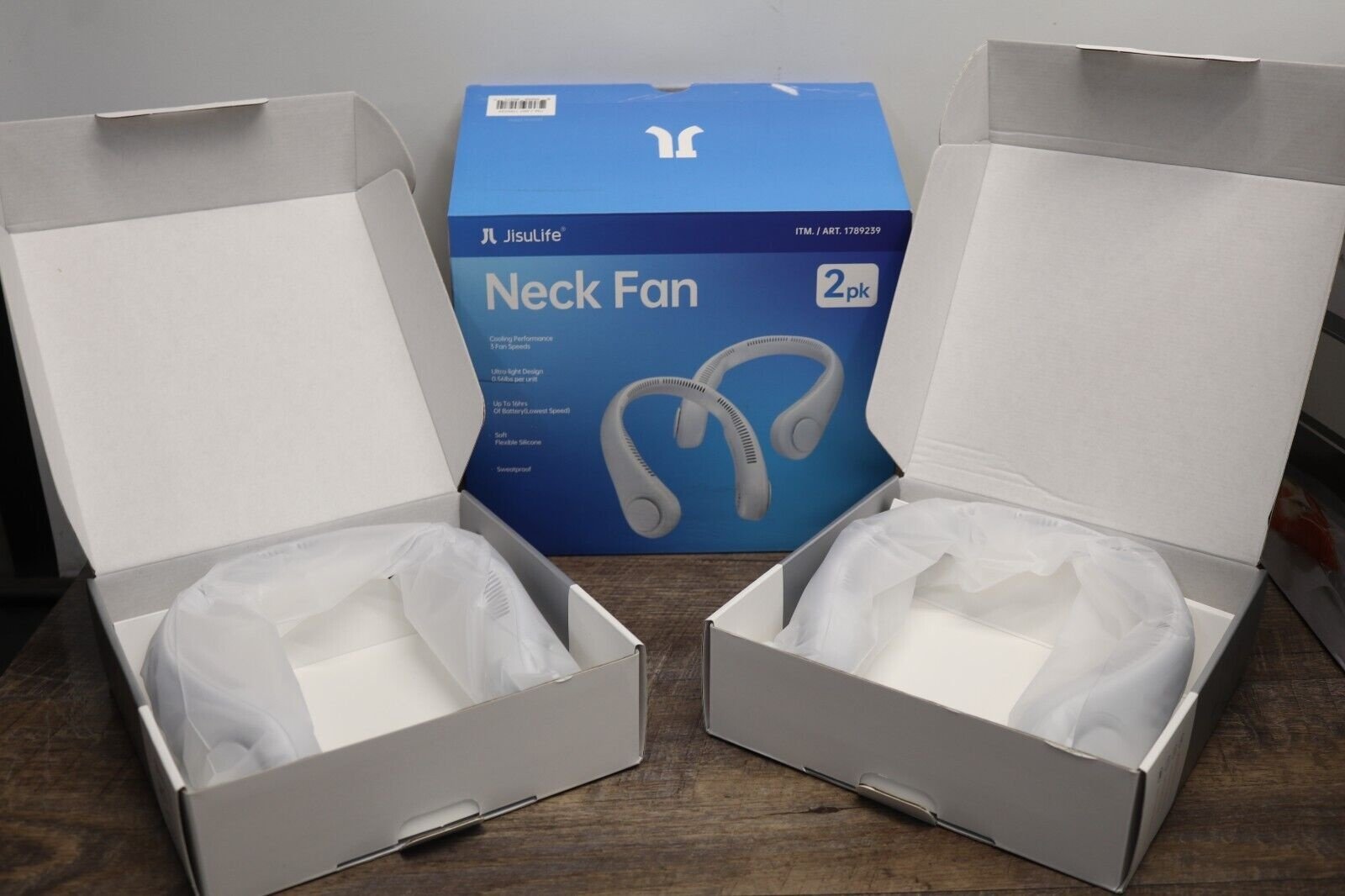 JISULIFE NECK FAN 2PK