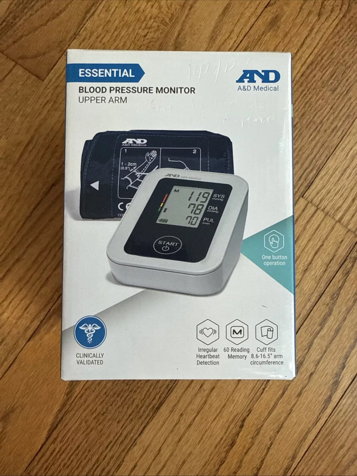 Arm blood pressure monitor