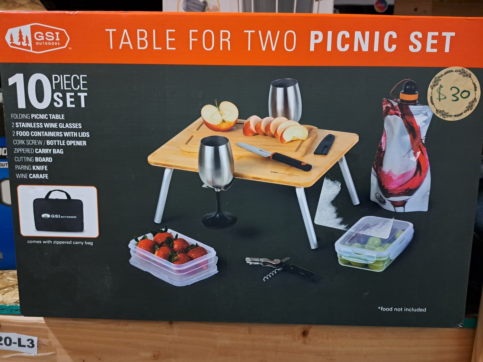 GSI TABLE FOR TWO PICNIC SET