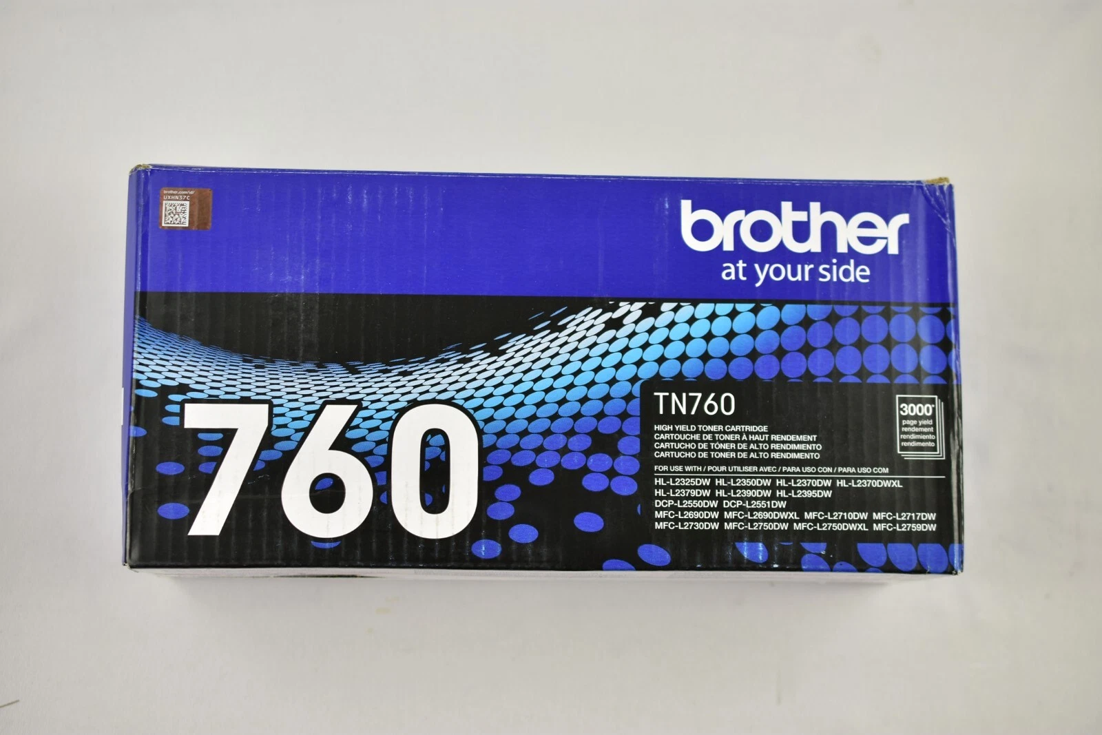 Brother TN760 Black High Yield Toner Cartridge Genuine