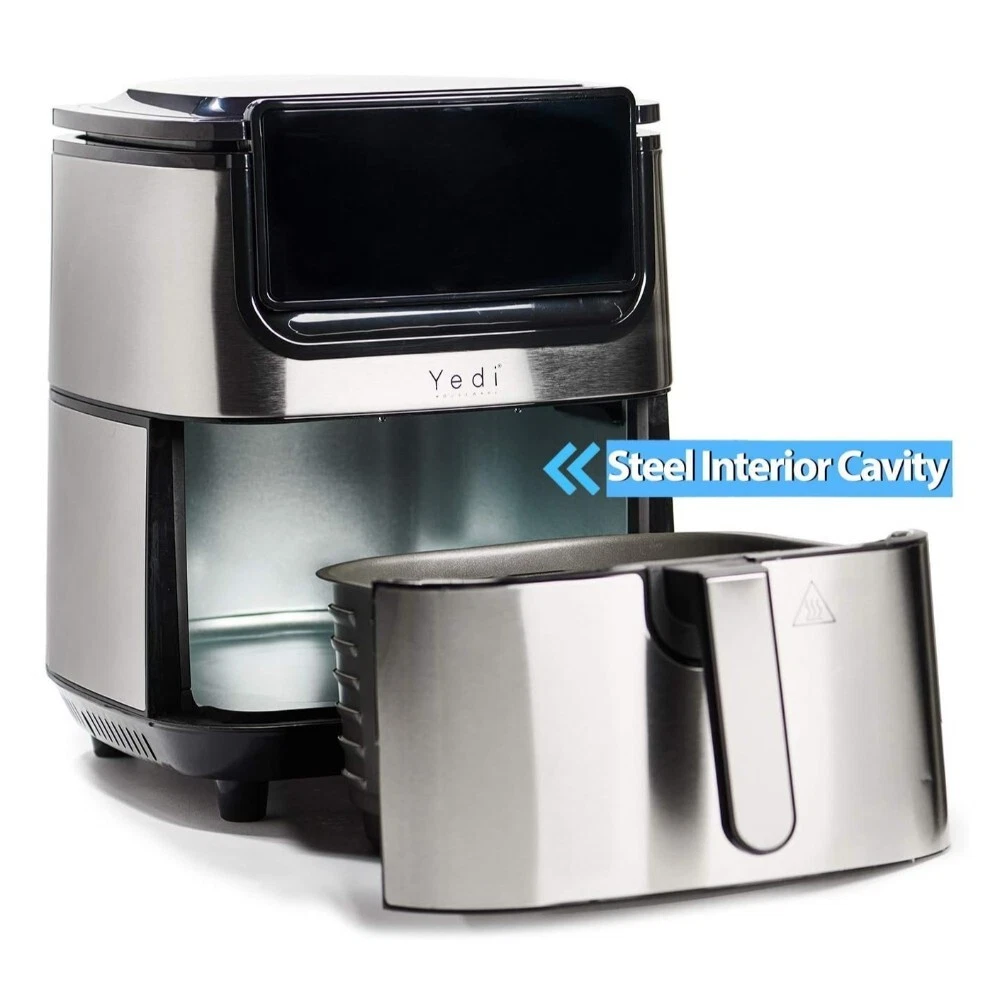 Yedi Evolution Air Fryer 6.8 Quart with Ceramic Basket & Accessory Kit
