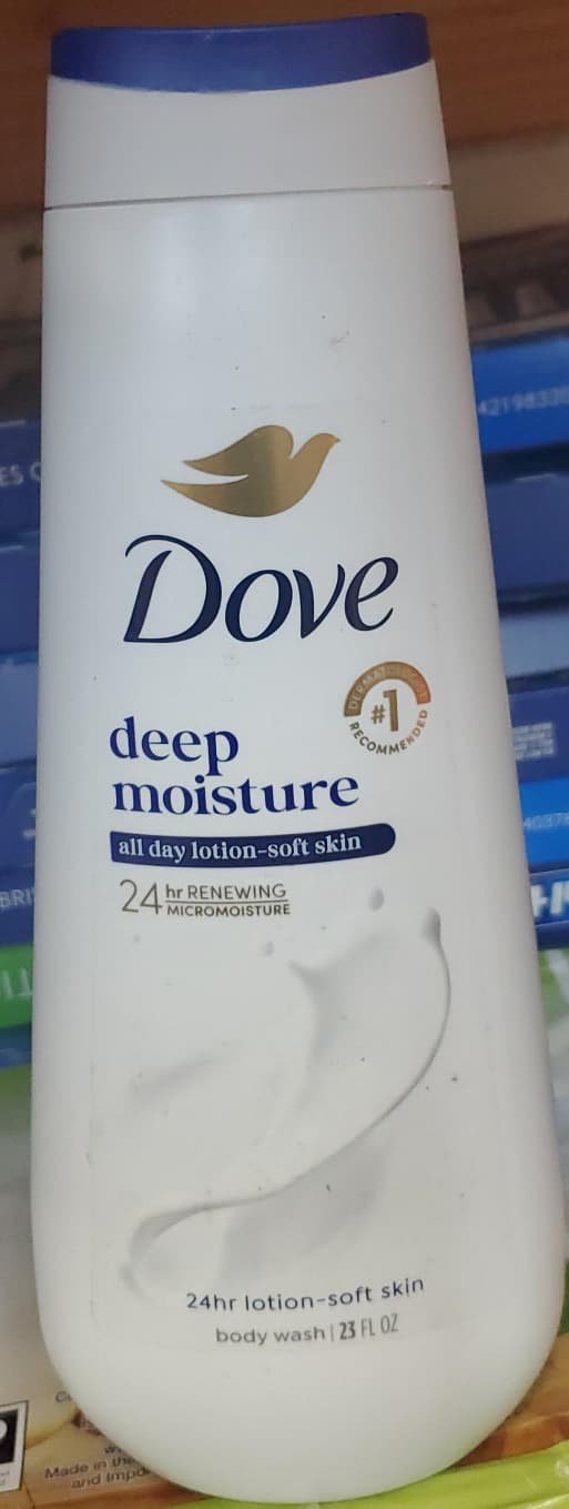 Dove Deep Moisture Liquid Body Wash Cleanser, 23 oz