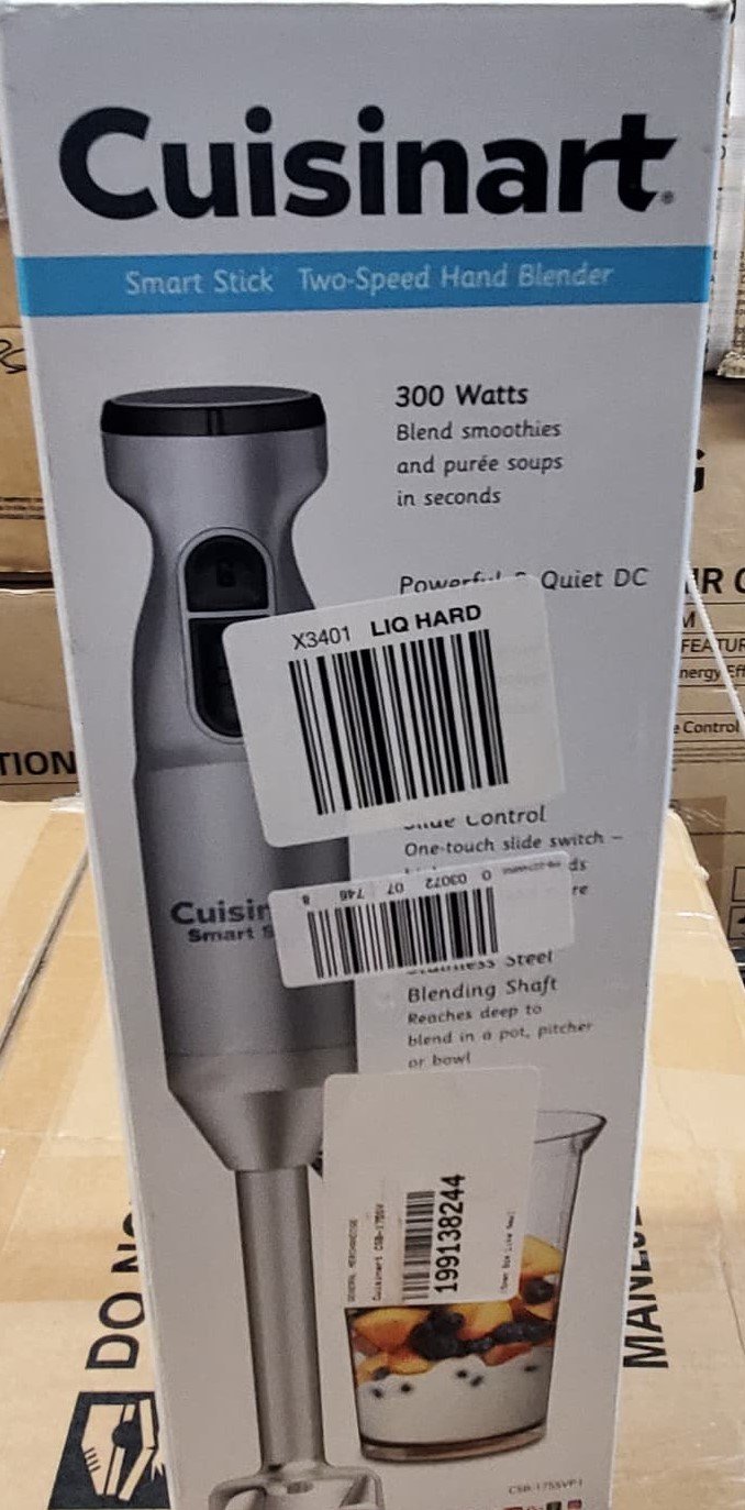 Cuisinart Smart Stick Variable Speed Hand Blender Mixer Chopper Grind