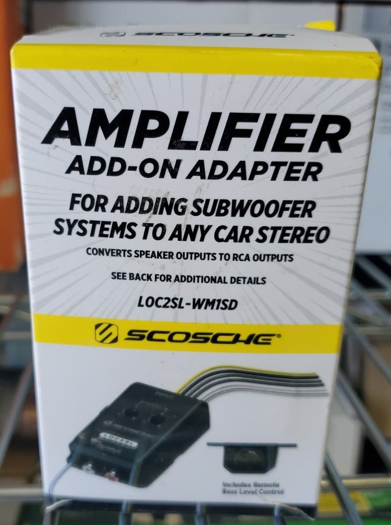 Scosche LOC2SL-WM1SD Car Stereo 2-Channel Audio Amplifier Add-On Adapter