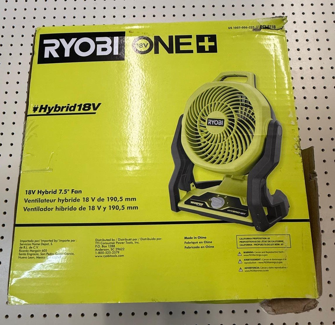 ONE+ 18V Cordless Hybrid WHISPER SERIES 7-1/2 in. Fan (Tool Only)