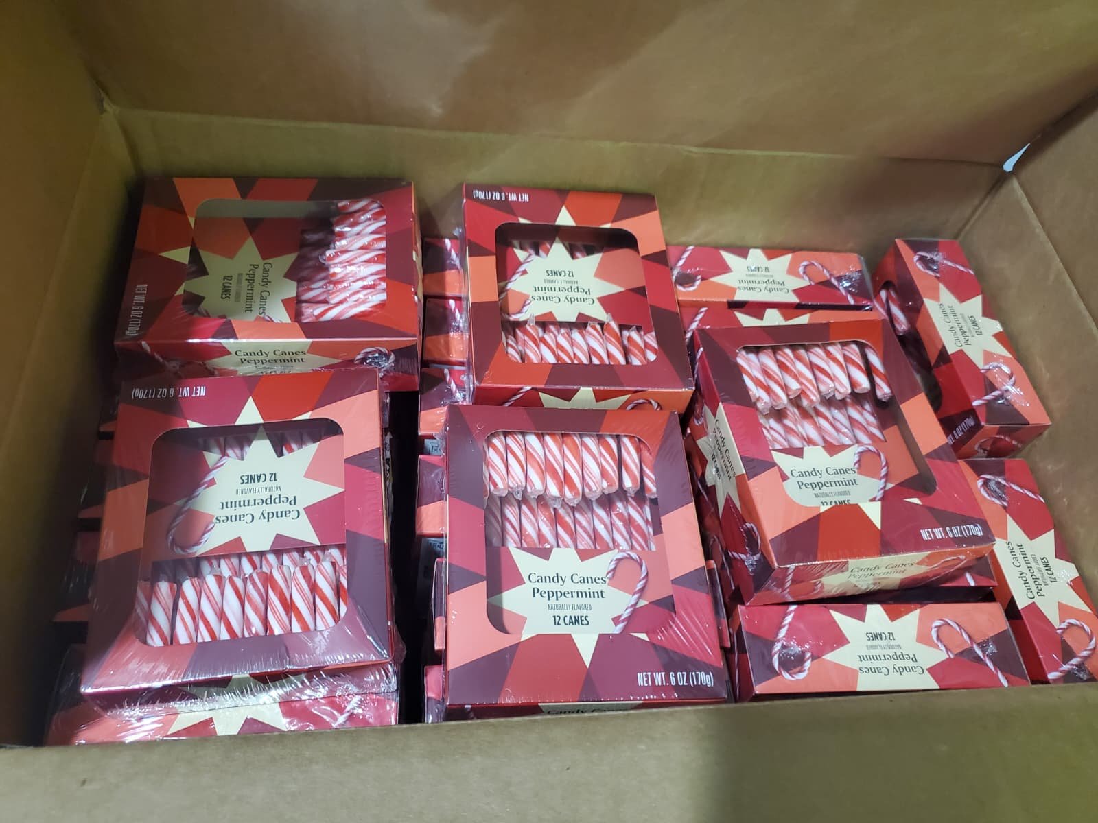 Candy Canes Peppermint Naturally Flavored 12Canes