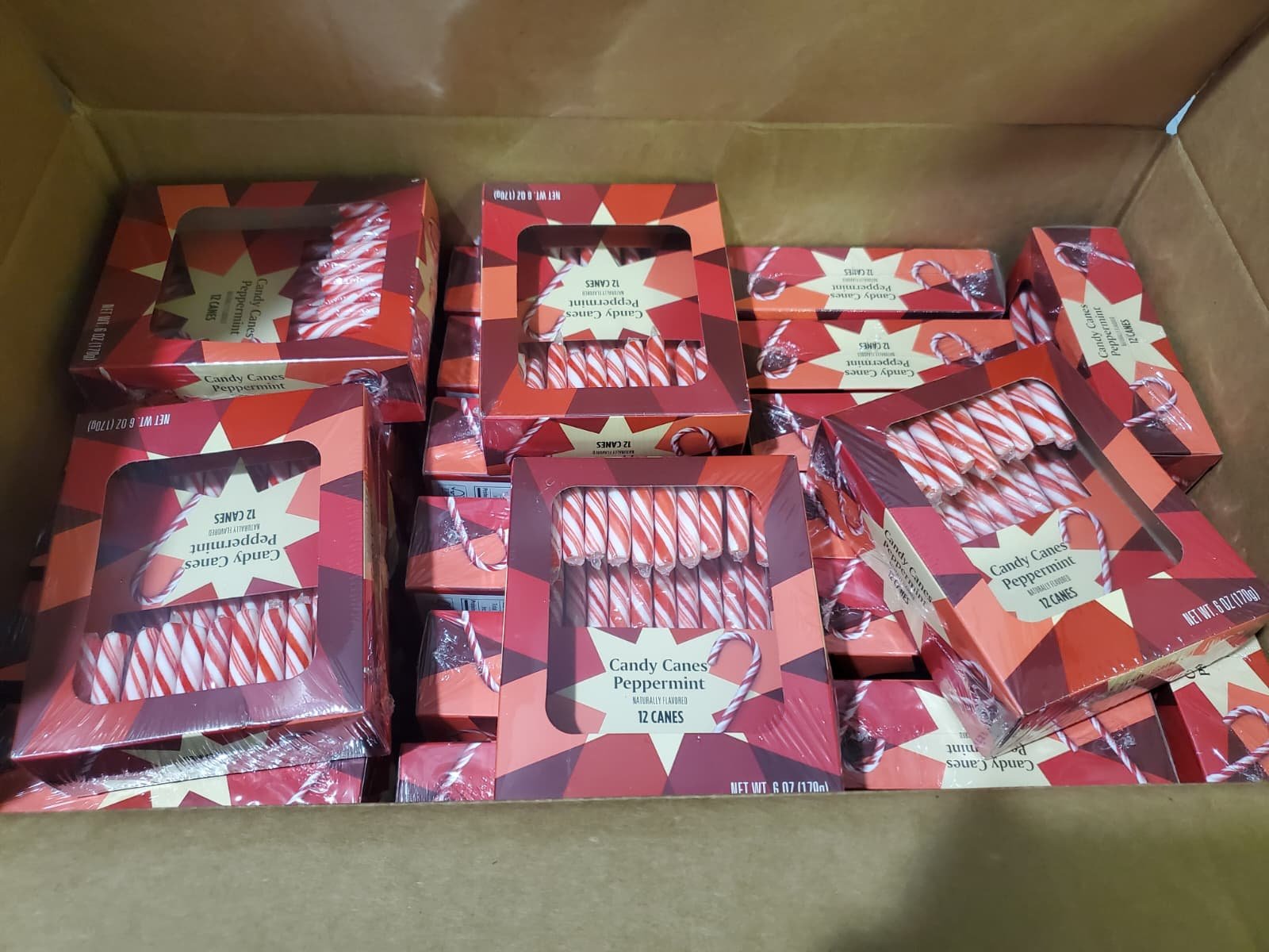Candy Canes Peppermint Naturally Flavored 12Canes