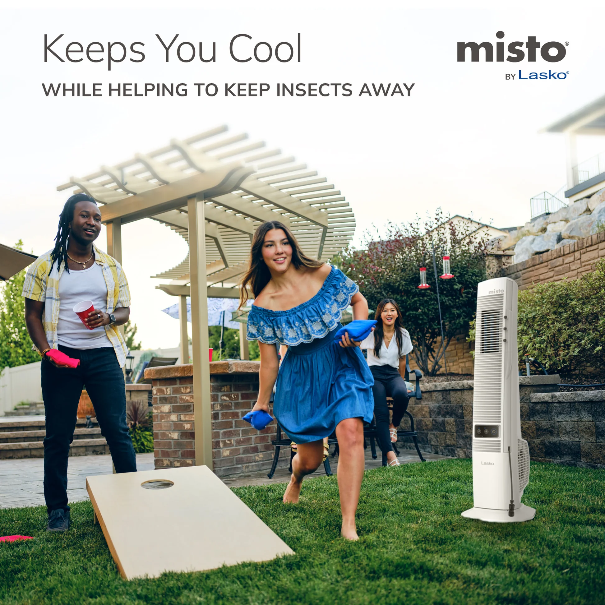 Lasko Misto 42 Outdoor Misting Tower Fan Model YF321