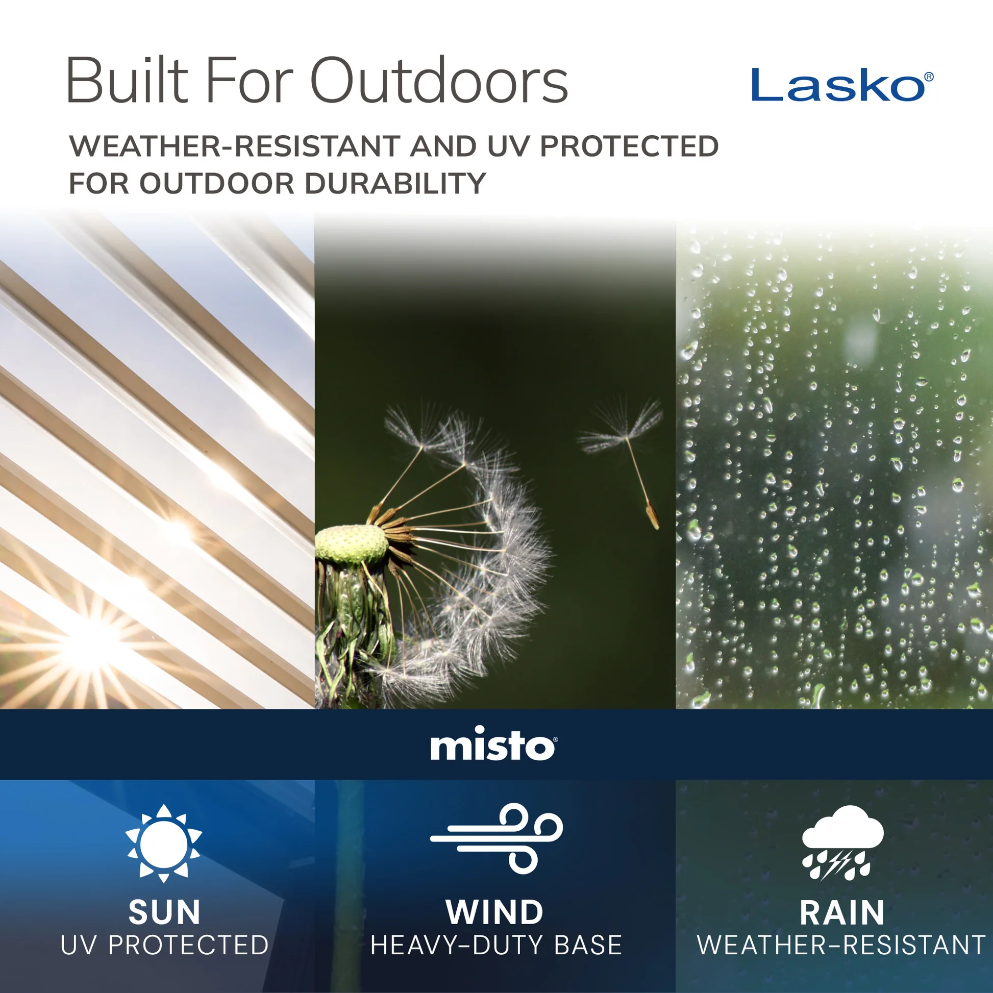 Lasko Misto 42 Outdoor Misting Tower Fan Model YF321