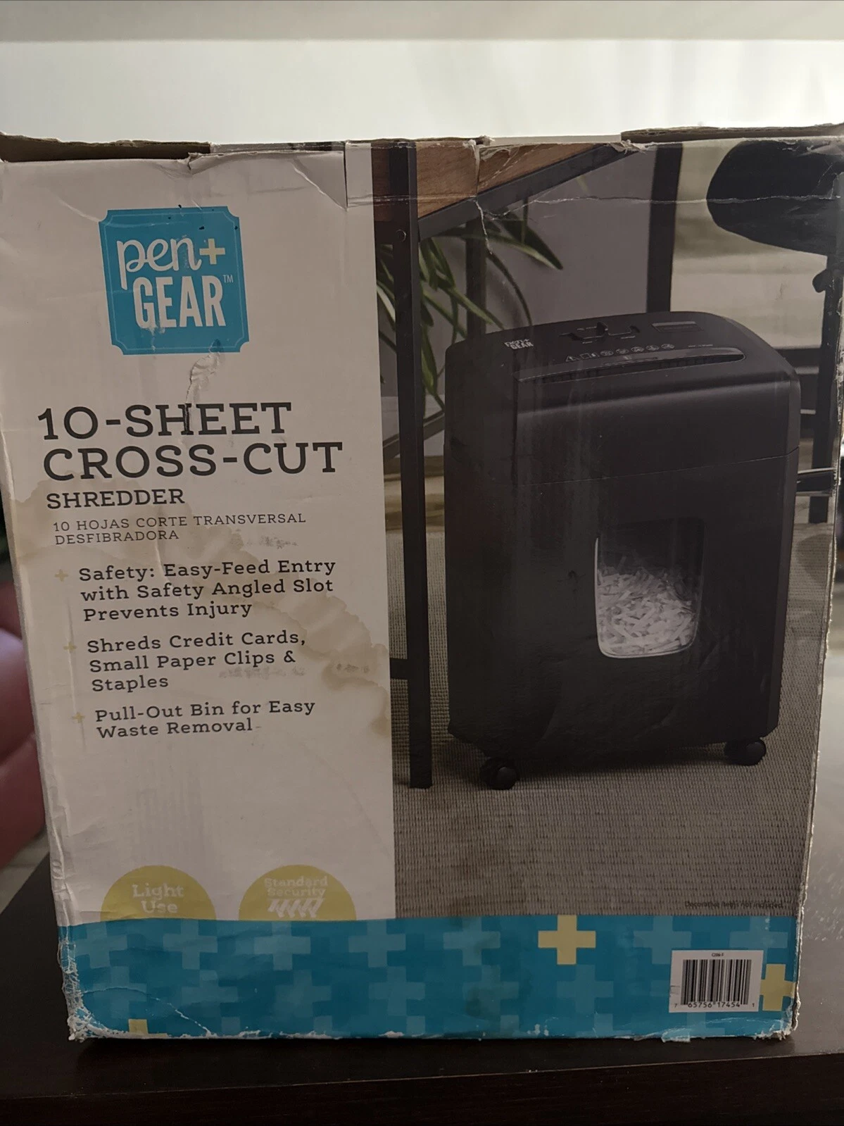 Pen & Gear 10 Sheet Cross Cut Shredder