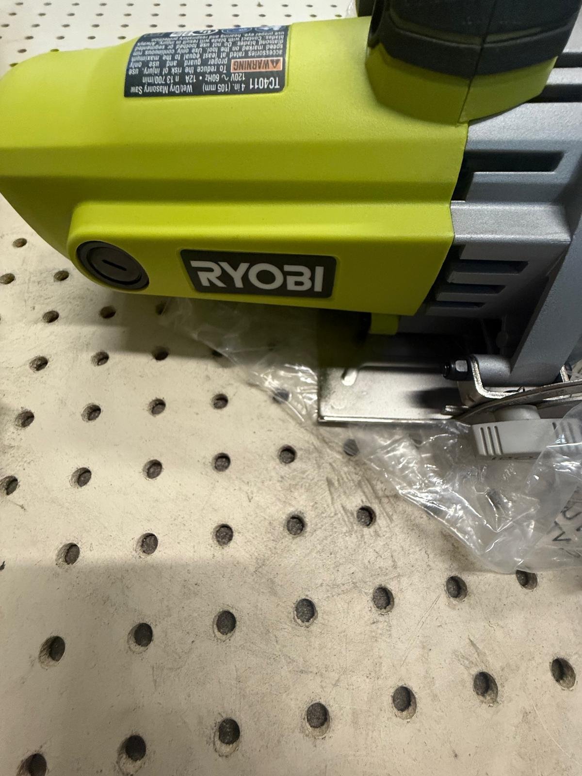 RYOBI 12 -Amps 4 in. Blade Corded Wet Tile Saw