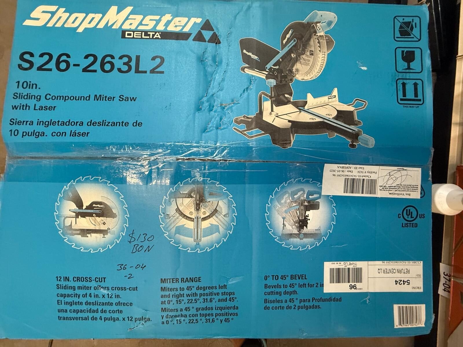 Skil MS6305-00 10" Dual Bevel Sliding Miter Saw