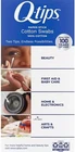 Q-tips 625 Count Cotton Swabs for Hygiene and Beauty Care, Made with 100% Cotton