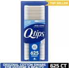 Q-tips 625 Count Cotton Swabs for Hygiene and Beauty Care, Made with 100% Cotton