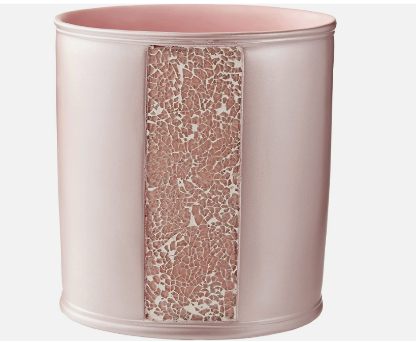 Popular Bath Blush Sinatra Acrylic Waste Basket