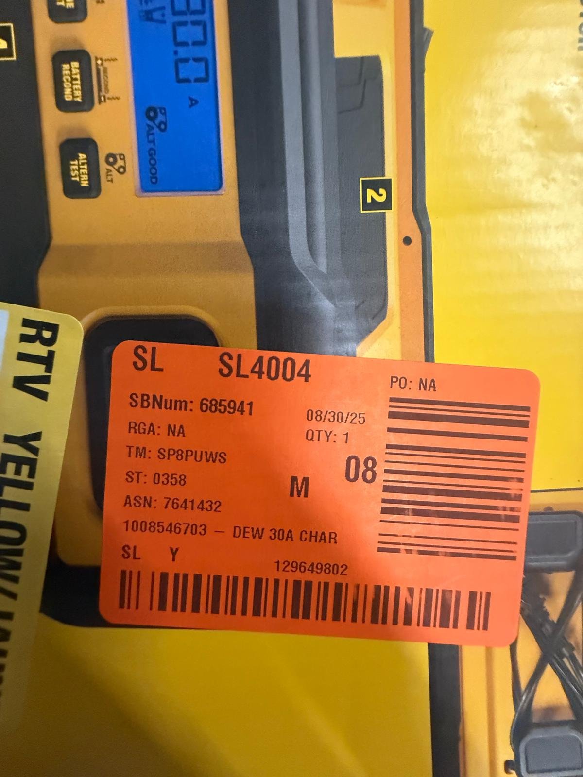 DEWALT Professional 30 Amp Battery Charger, 3 Amp Battery Maintainer with 100 Amp Engine Start