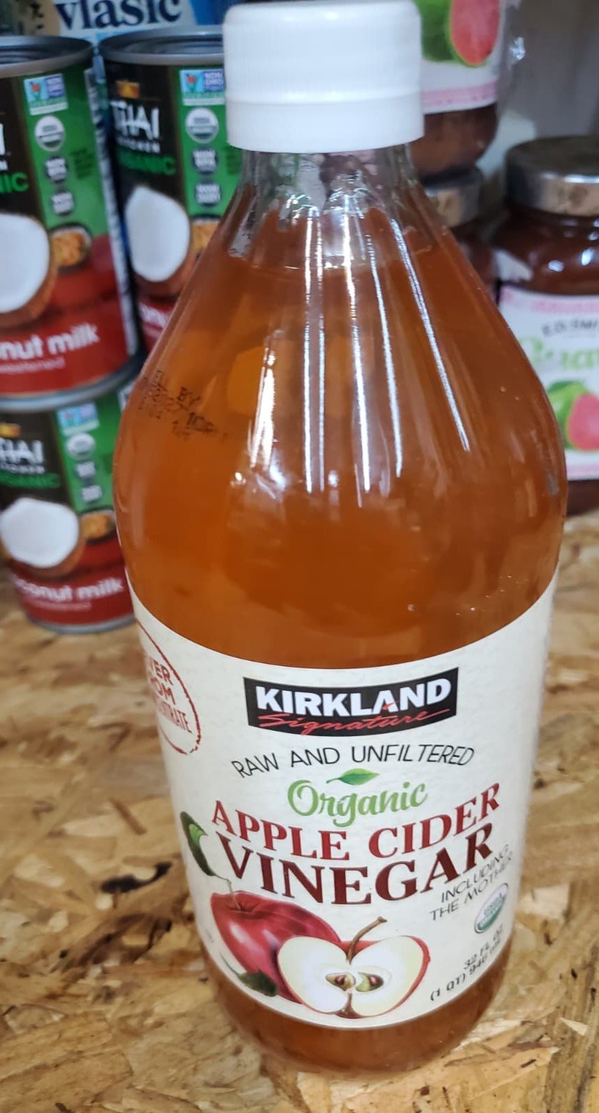 Kirkland Signature Organic Raw And Unfiltered Apple Cider Vinegar