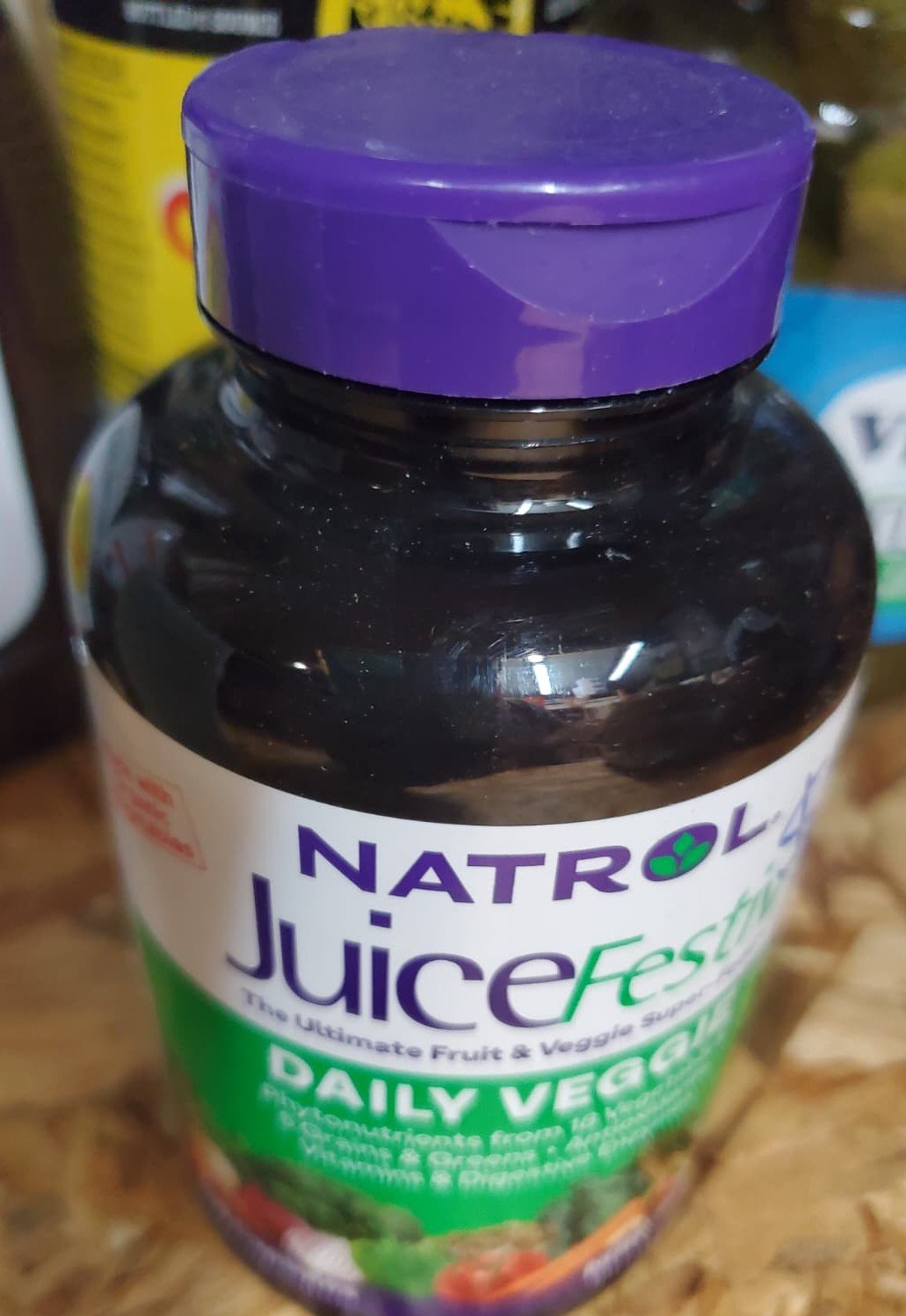 Natrol JuiceFestiv Daily Veggie, 90 Capsules Probiotics Antioxidants