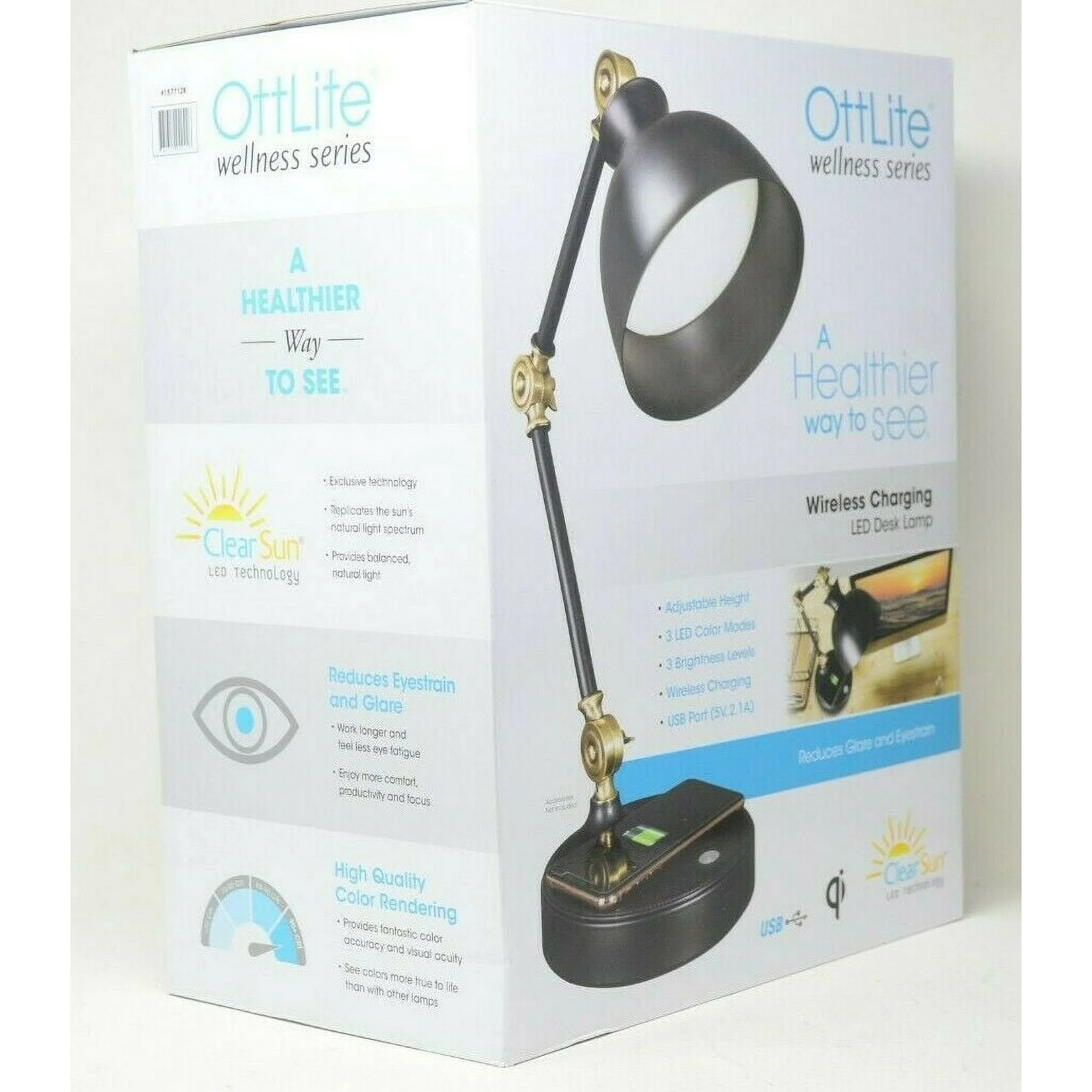 OttLite 18 Modern Adjustable 3-Color LED Table Lamp