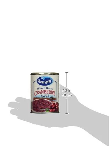 Ocean Spray Gluten Free Whole Berry Cranberry Sauce 14 Ounce Can