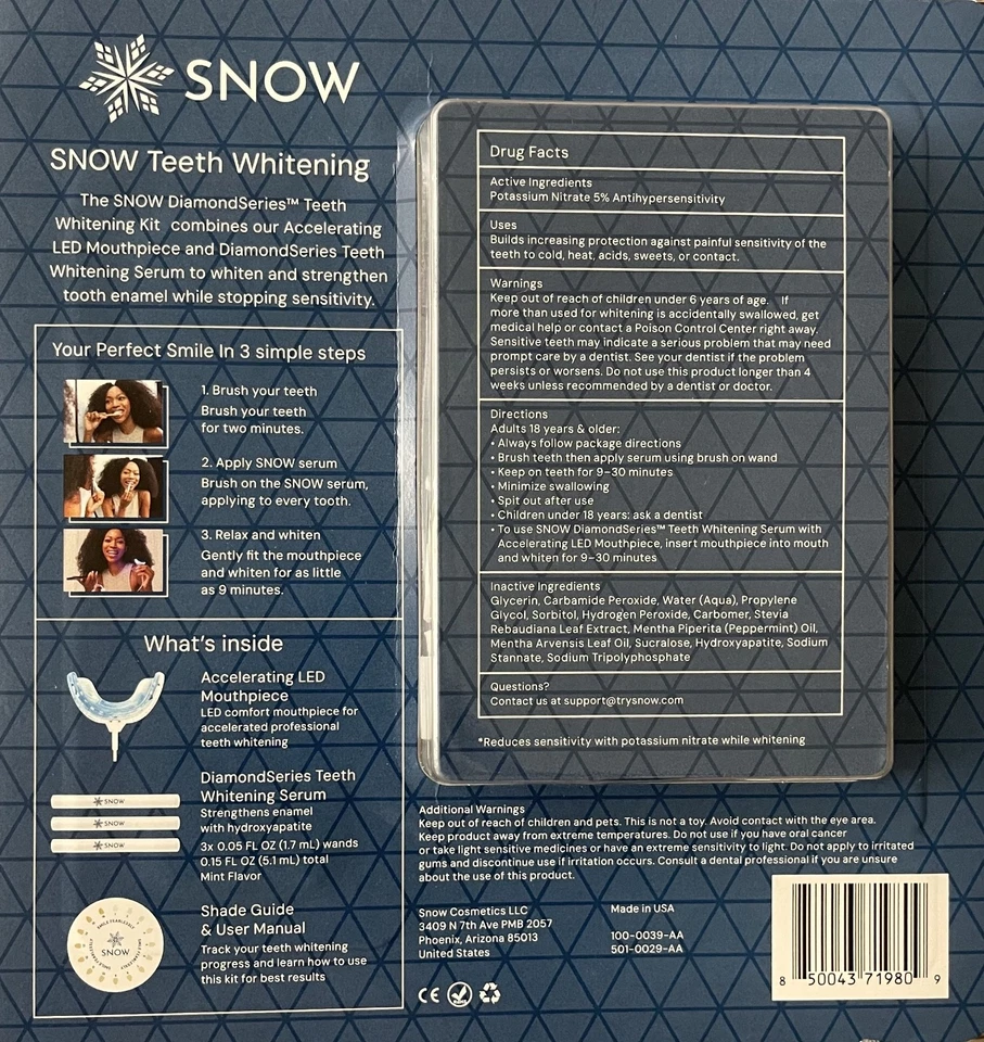 SNOW Diamond Series Teeth Whitening Kit - 3 Serums