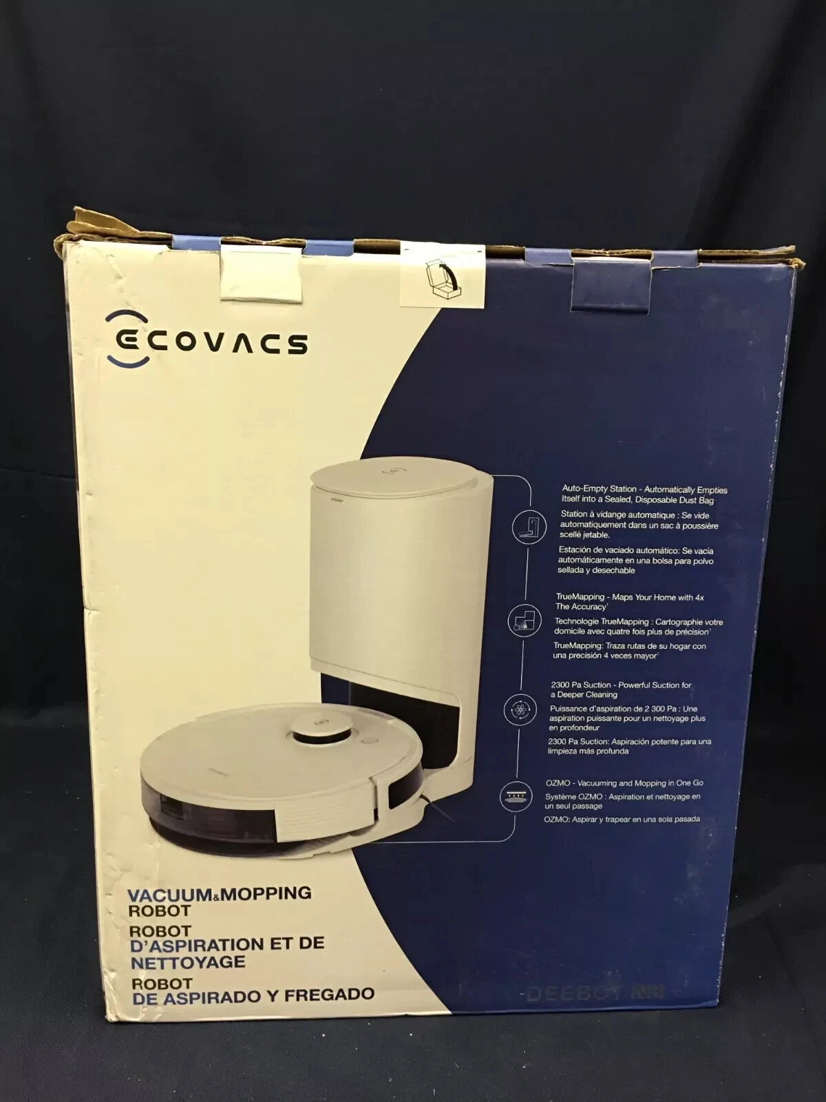 Ecovacs Deebot N8 Plus Robotic Vacuum Cleaner with Advanced Laser Mapping