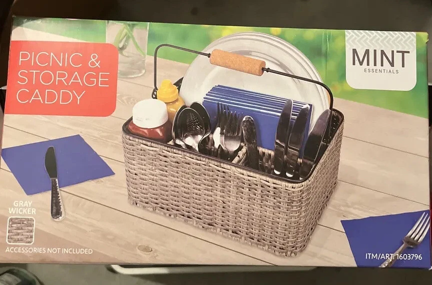 Mint Essentials Picnic Storage Caddy Set