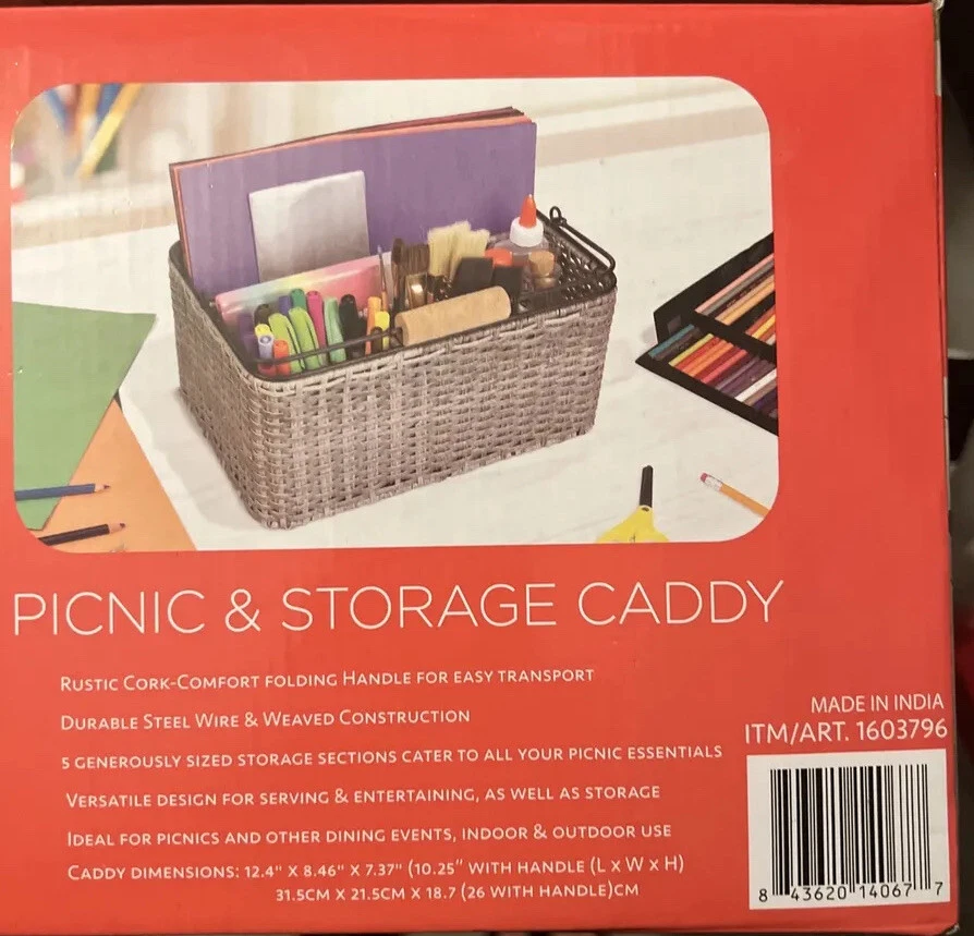 Mint Essentials Picnic Storage Caddy Set