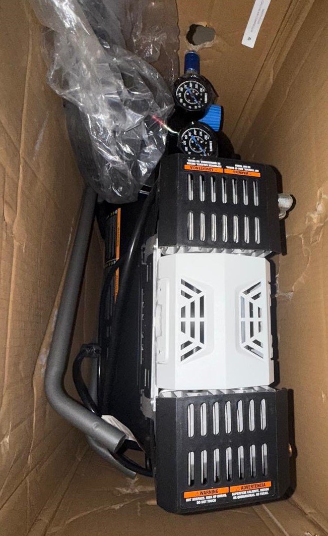 HART Black 135 PSI Oil-Free Electric Air Compressor 8 gal