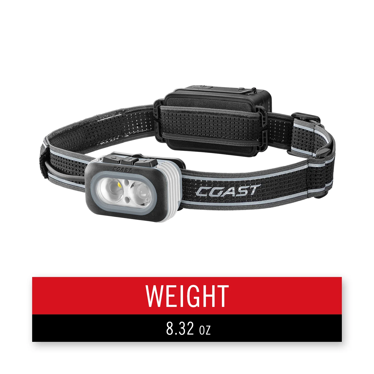 Coast RL22R or RL27R rechargeable LED headlamp.