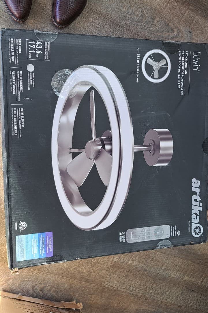 Artika Edwin LED Chandelier Ceiling Fan