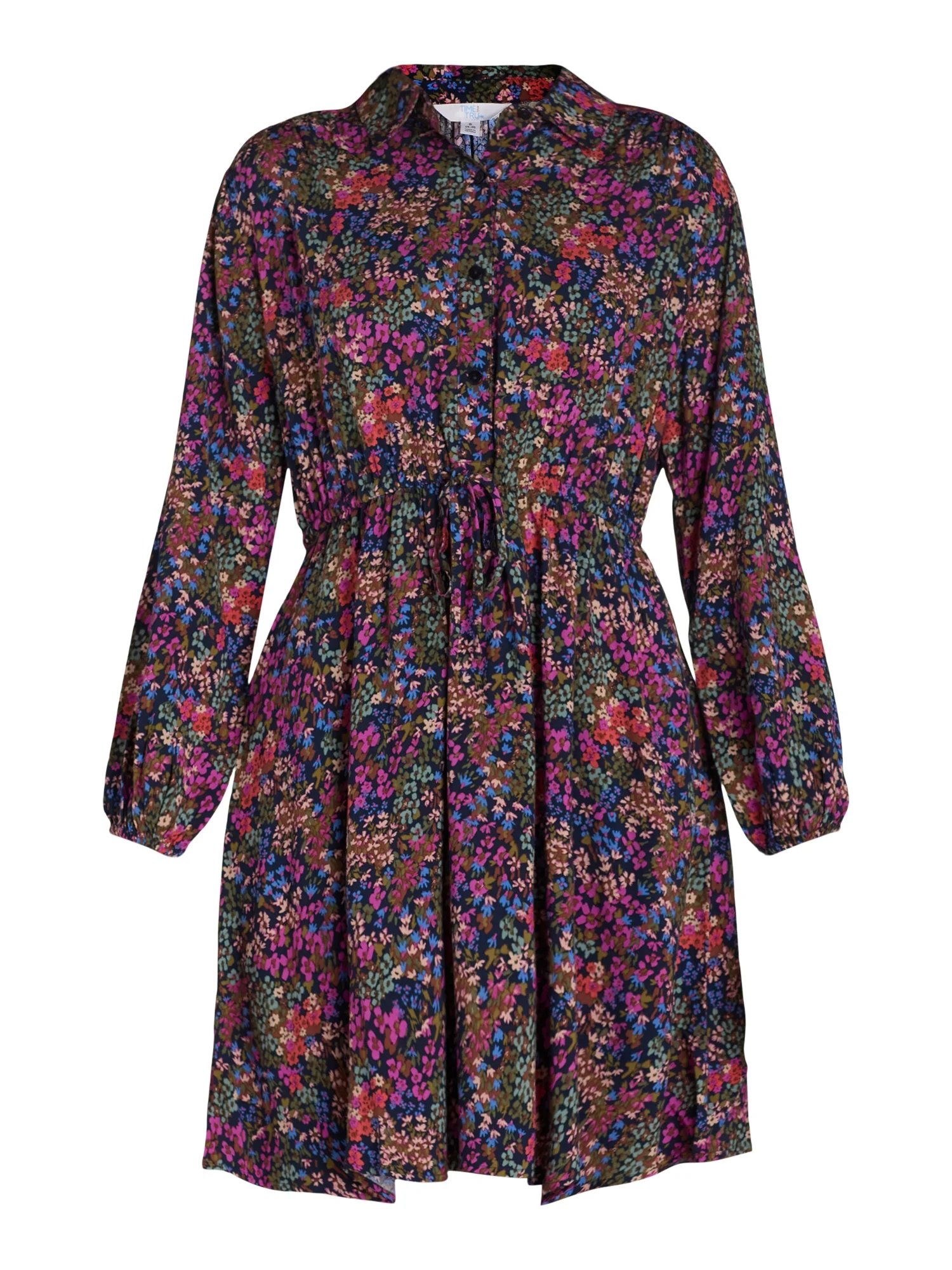 Time and Tru Soft Shirtdress, Women's and Women's Plus