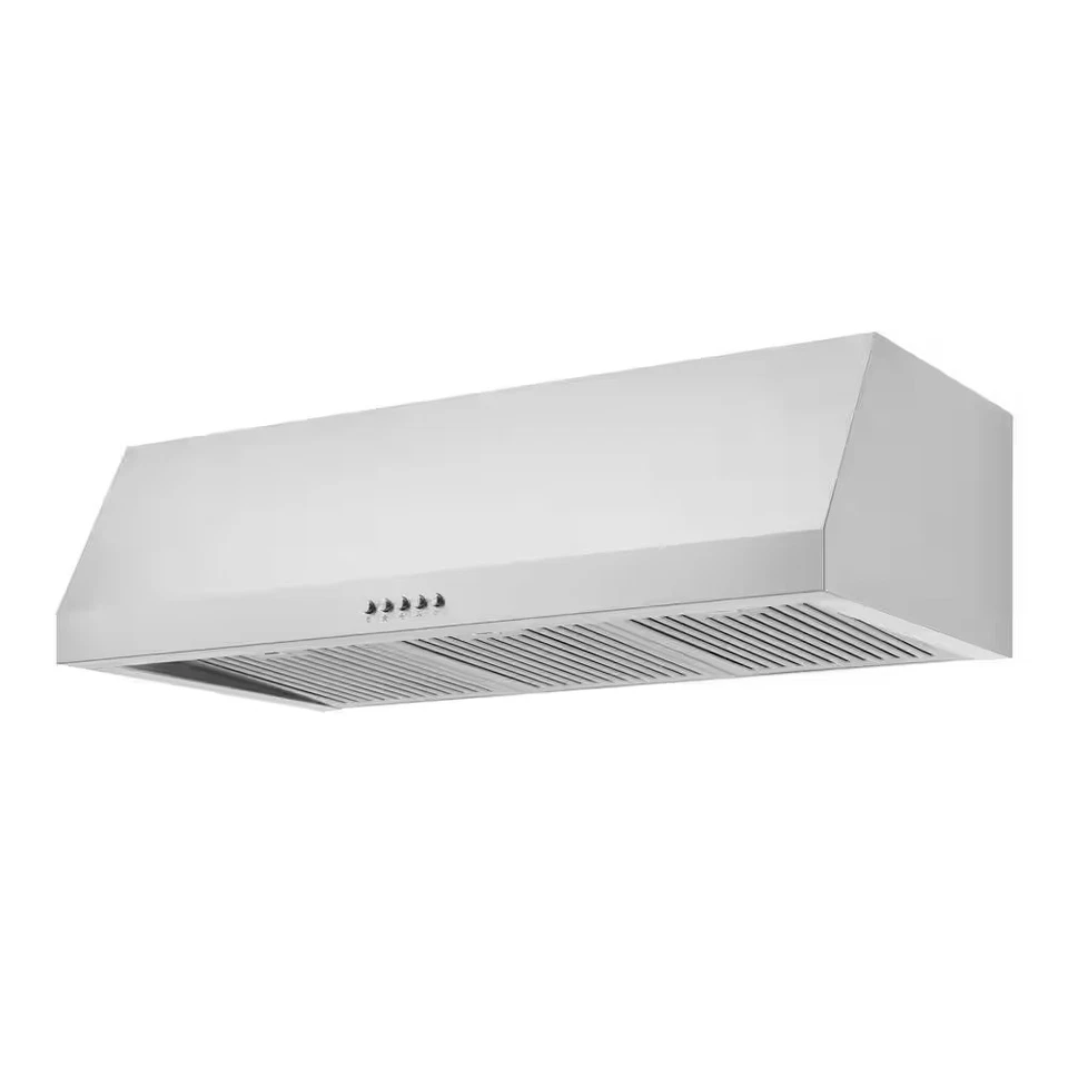 Vissani Sarela 30 in. W x 7 in. H 500CFM Convertible Under Cabinet Range Hood in Stainless Steel with LED Lights and Filter