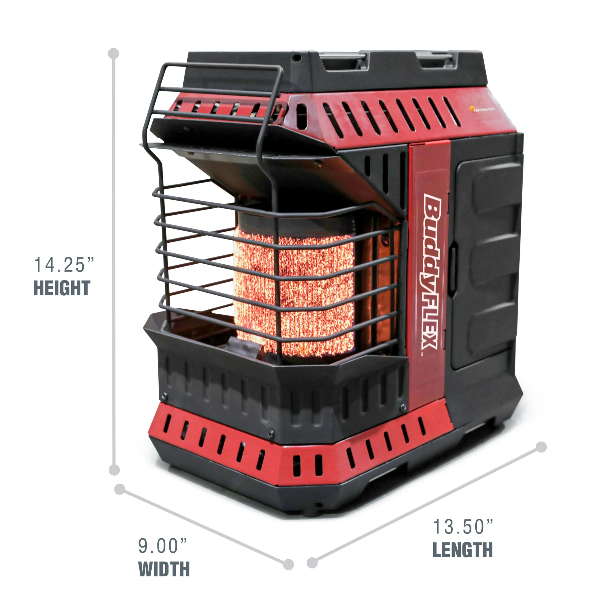 Mr Heater 6000-11000 Btu Buddy Flex Portable Radiant Heater Standard Version