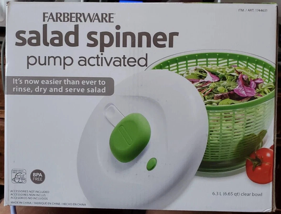 Farberware Pump Activated Salad Spinner