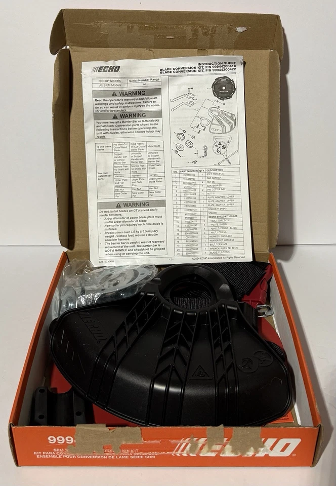ECHO 99944200422 Blade Conversion Kit