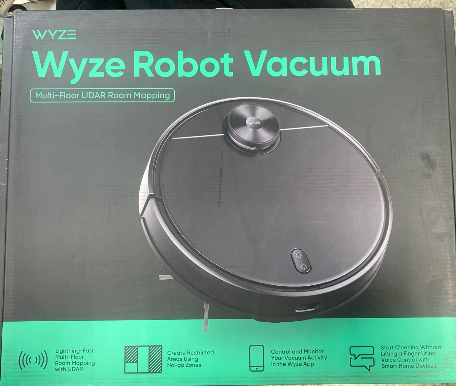 Wyze Robot Vacuum Multi-Floor LIDAR Room Mapping