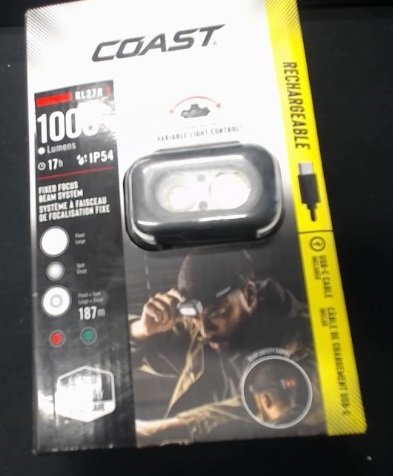 BRAND NEW COAST RL22R 1000 Lm RECHARGEABLE HEADLAMP