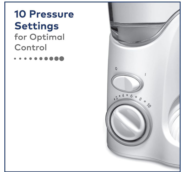 Waterpik Ultra Water Flosser (WP-100W) – Professional Oral Irrigator, 10 Pressure Settings, Powerful Dental Cleaning System