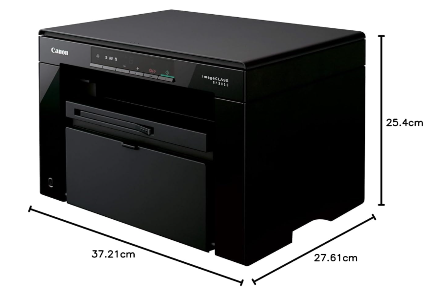 Canon MF3010 Digital Multifunction Laser Printer, Black, Standard