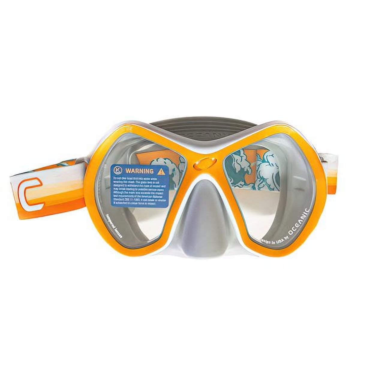 Oceanic Adult Snorkel Set – Lightweight, Silicone Mask, Comfortable Fit, Travel Ready