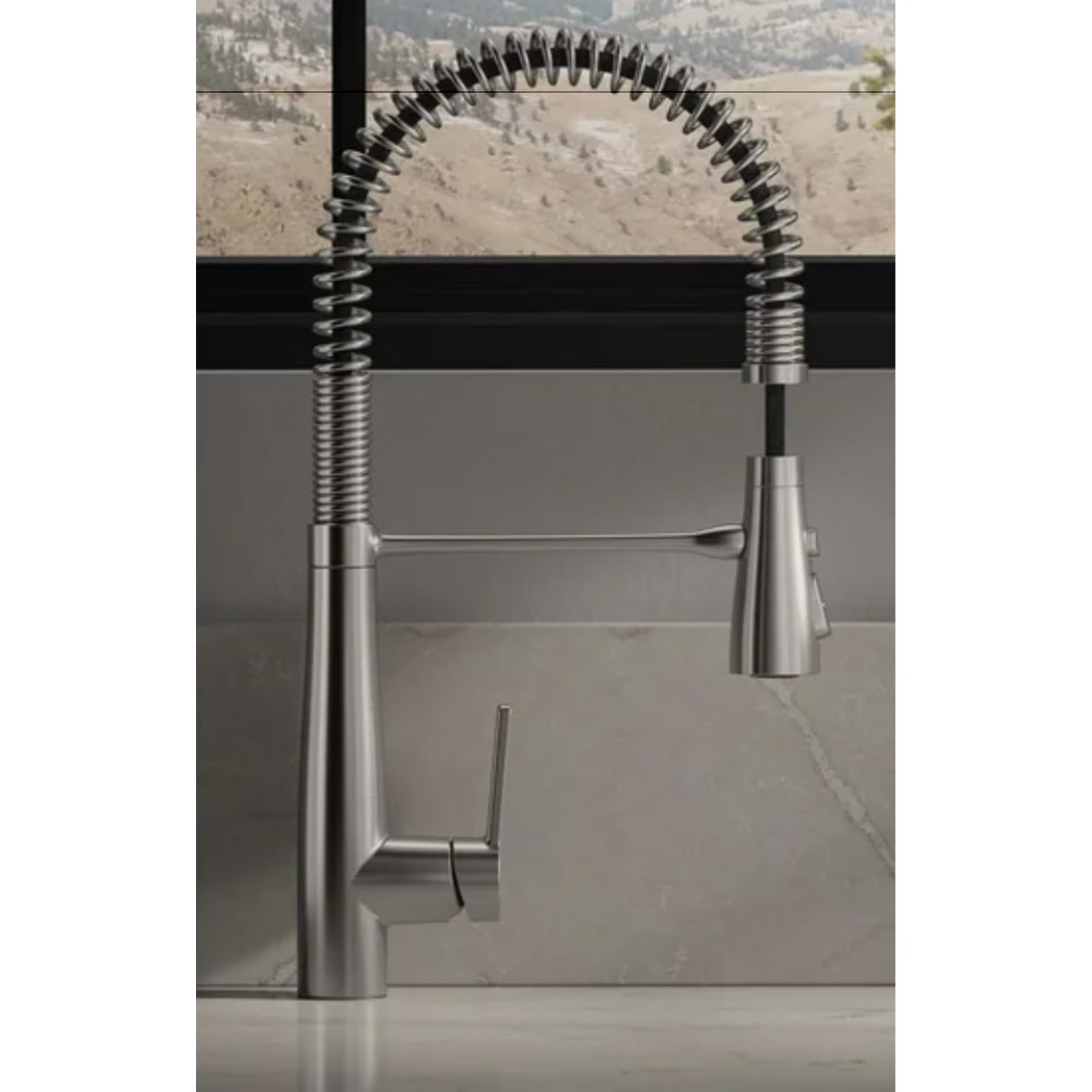 Kohler Vind Semi-Professional Pull-down Kitchen Sink Faucet | Model R33911-VS | stainless steel