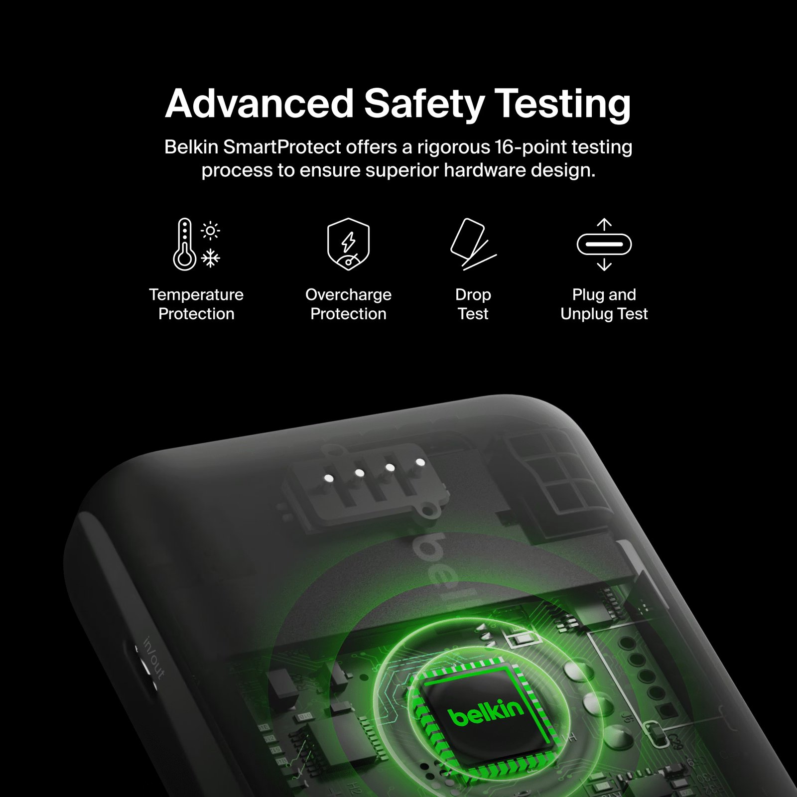 Belkin BoostCharge Pro 2-in-1 Magnetic Wireless Charging Pad – Qi2 Fast Charger