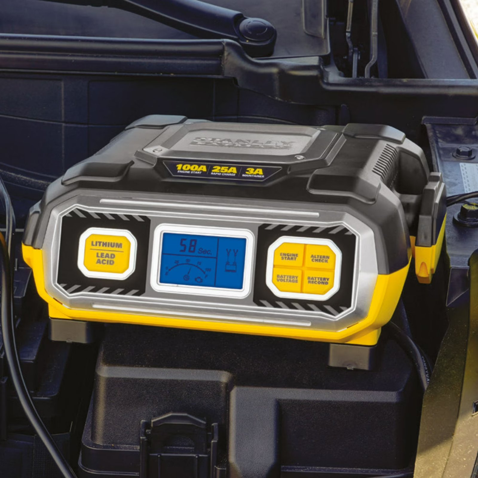 Stanley FatMax BC100BF Charger & Maintainer – 100 Amp Automotive Battery Charger
