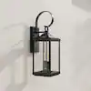 Progress Lighting Gibbes Street Collection 2-Light Clear Beveled Glass New Traditional Outdoor Medium Wall Lantern Light Textured Black