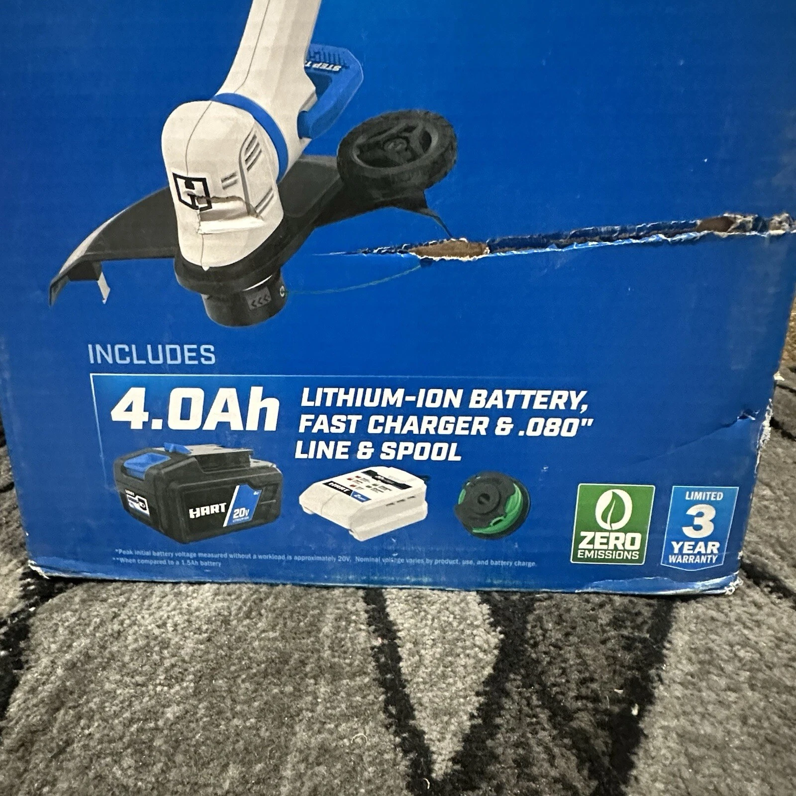 HART 20 Volt 13" Cordless Trimmer & Blower Combo Kit