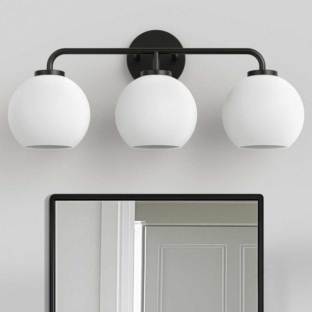 BrkNit 3 Light Modern Bathroom
