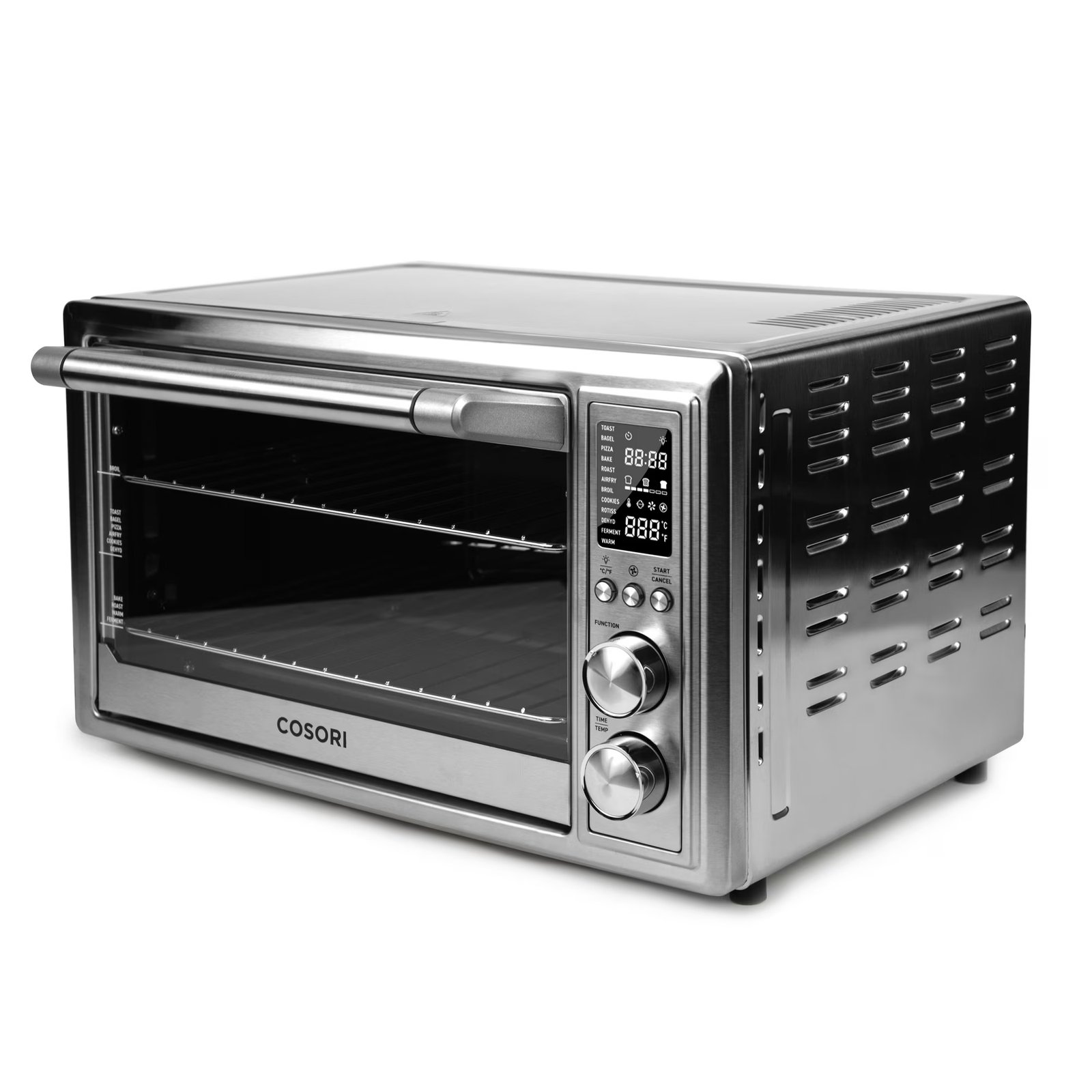 COSORI Smart Air Fryer Toaster Oven, Stainless Steel, Silver