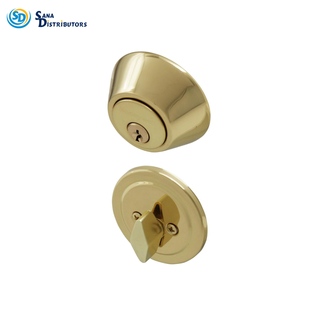 Defiant Polished Brass Double Cylinder Deadbolt (Model # SL4004 )