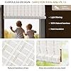 LazBlinds No Tools No Drill Bamboo Roller Shades, Cordless Bamboo Blinds, Light Filtering Roll Up Blinds for Windows, French Door, Porch or Patio, 26'' W x 70'' H, Whitewash B
